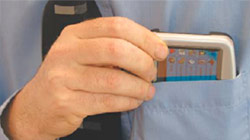 Road Angel Navigator is easily slipped into a shirt or jacket pocket.